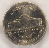 1998-P 5c Jefferson Nickel Broadstruck PCGS MS66