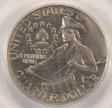 1976 25c Bicentennial Quarter 70% Obverse Missing Clad Layer PCGS MS62