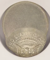 1968-D 50c Kennedy Half Struck 55% Off-Center NGC MS63