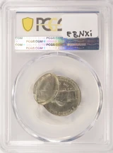 1983-P 5c Jefferson Nickel Double-Struck, 2nd 60% Off-Center PCGS MS63