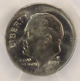 1999-P 10c Roosevelt Dime Broadstruck PCGS MS64