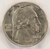 2022-P 25c Wilma Mankiller Quarter Retained Cud & Split Die Die Break PCGS MS63
