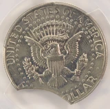 1971-D Kennedy Half 10% Curved Clip PCGS MS64