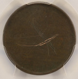 (1816-1835) 1c Large Cent Type-2 Planchet 10.9 Grams XF Details