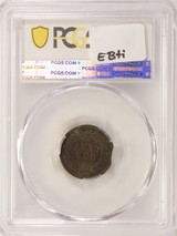 1907 1c Indian Cent 2% Curved Clip at 9:00 PCGS VF20