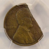 1937-S 1c Wheat Cent 2-Coin Mated Pair Broken Planchet PCGS VF35