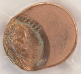 1995 1c Lincoln Cent Struck 50% Off-Center PCGS MS65 Red