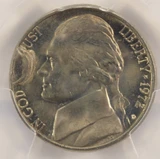 1972-D 5c Jefferson Nickel Cud Major Die Break PCGS MS65
