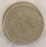 1902 5c Liberty Nickel Struck 15% Off-Center PCGS VF30