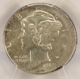 1942 10c Mercury Dime Broadstruck PCGS MS66