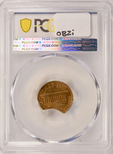 1965 1c Lincoln Cent 14% Clipped Planchet 2.65g PCGS MS63 Red
