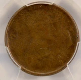 (1982-2008) 1c Lincoln Cent Struck Thru Obverse 2.53g PCGS AU58 BN