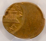 1970-D 1c Lincoln Cent Struck 55% Off-Center PCGS MS64 Red