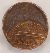 1980 1c Lincoln Cent Struck 45% Off-Center PCGS MS63 RB