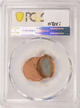 1991 1c Lincoln Cent Struck 50% Off-Center & Uniface PCGS MS65 Red