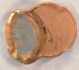 1991 1c Lincoln Cent Struck 50% Off-Center & Uniface PCGS MS65 Red