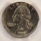 1996-P 25c Washington Quarter Broadstruck PCGS MS64