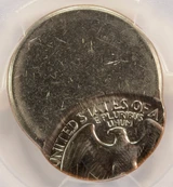 1994-x 25c Washington Quarter Struck 60% Off-Center PCGS MS64