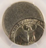 1993-x 25c Washington Quarter Struck 45% Off-Center PCGS MS63