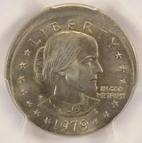 1979-P $1 SBA Dollar Broadstruck PCGS MS62