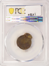 1974 1c Lincoln Cent Struck 85% Off-Center & Uniface PCGS MS63 RB