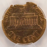1961-D 1c Lincoln Cent Defective Planchet 2.31g, PCGS MS63 RB