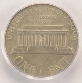 1974-S 1c Lincoln Cent Struck on Dime Planchet PCGS MS64