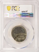 25c Clad Washington Quarter Struck 55% Off-Center PCGS MS64