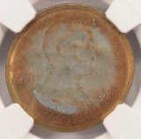 2001-D 1c Lincoln Cent Reverse Die Cap NGC MS64 RB