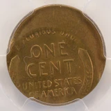 1920 1c Wheat Cent Struck 25% Off-Center PCGS MS64 Red/Brown