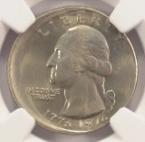 1976 25c Bicentennial Quarter Broadstruck NGC MS65