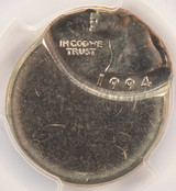 1994-x 25c Washington Quarter Struck 55% Off-Center PCGS MS64