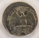 1995-P 25c Washington Quarter Struck 15% Off-Center PCGS MS65