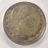 1907-S 25c Barber Quarter Struck 5% Off-Center PCGS AU58