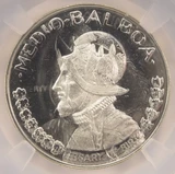 1982 Panama 1/2B Double-Denomination on 1982 Washington 50c Commem NGC MS69