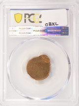 1980 1c Lincoln Cent Struck 90% Off-Center PCGS MS64 Red