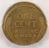 1920 1c Wheat Cent Struck 10% Off-Center PCGS MS64 BN
