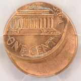 1999 1c Lincoln Cent Struck 25% Off-Center PCGS MS64 Red