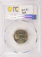 ND 5c Jefferson Nickel Cud Die Break PCGS MS65