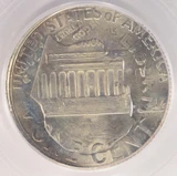 2000 1c Lincoln Cent Struck on 10c Double-Denomination PCGS MS66