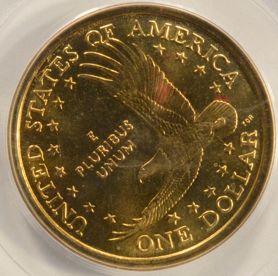 2000-P $1 Sacagawea Dollar 45 Degree CCW Rotated Dies PCGS MS65