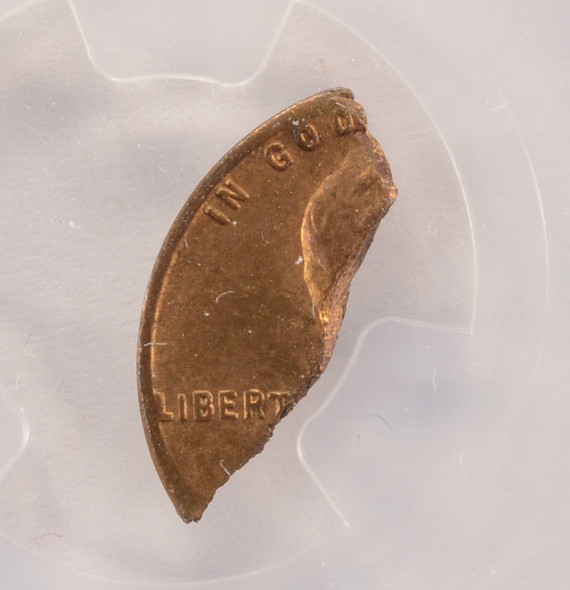 (1909-1958) 1c Lincoln Wheat Cent Broken Planchet After Strike PCGS MS64 Red (1909-1958) 1c Lincoln Wheat Cent Broken Planchet After Strike PCGS MS64 Red