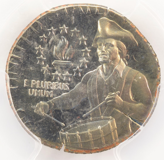 1999-D 25c Delaware Quarter Struck on Nickel Planchet PCGS MS64