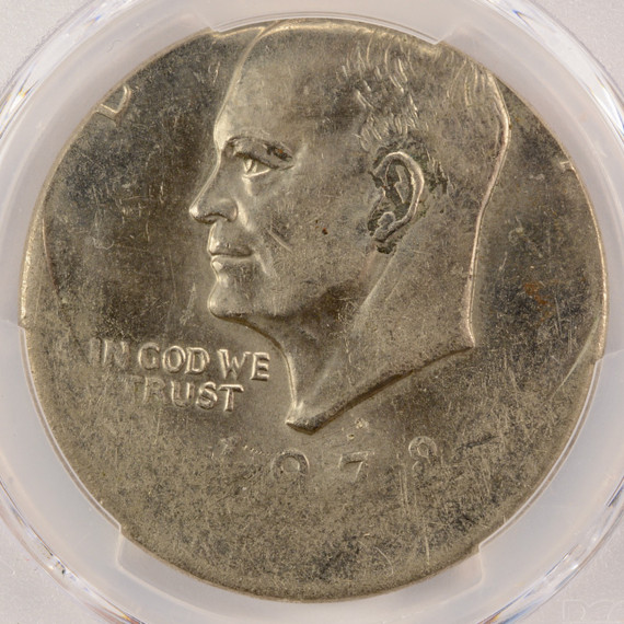 1978 $1 Ike Dollar Struck 20% Off-Center PCGS MS62 1978 $1 Ike Dollar Struck 20% Off-Center PCGS MS62