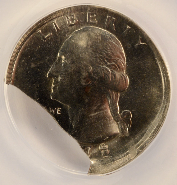 1978 25c Washington Quarter Broadstruck & 15% Curved Clip ANACS MS60 Details 1978 25c Washington Quarter Broadstruck & 15% Curved Clip ANACS MS60 Details
