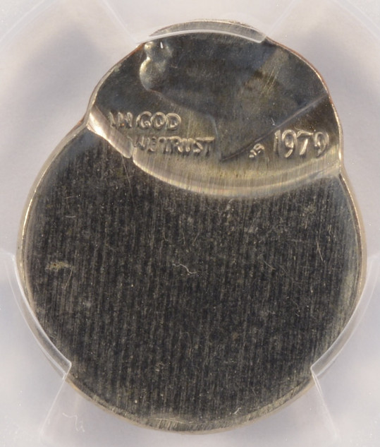 1979 10c Roosevelt Dime Struck 75% Off-Center PCGS MS62