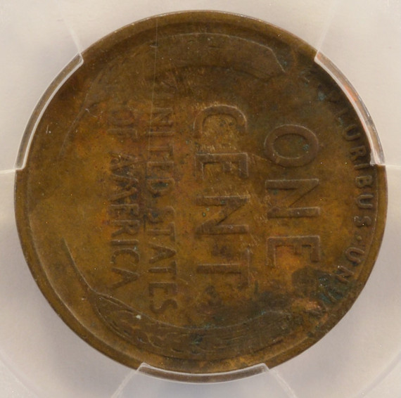 1910 1c Wheat Cent 90 Degree Rotated Dies PCGS F Details