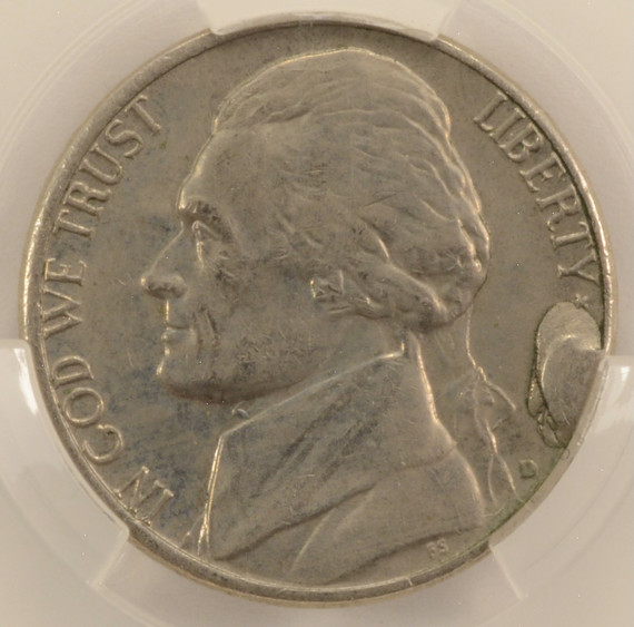 1983-P 5c Jefferson Nickel Late Stage Die Cap Strike CACG AU55
