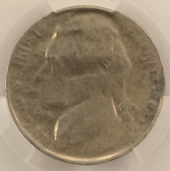 1983-P 5c Jefferson Nickel Late Stage Die Cap Strike CACG AU55