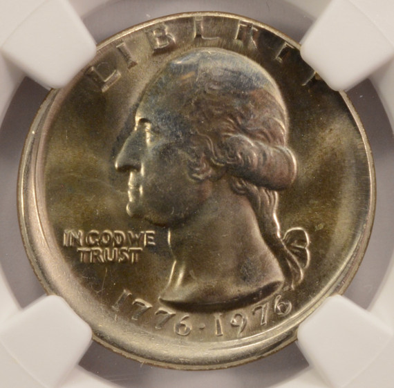 1976 25c Bicentennial Quarter Broadstruck NGC MS66